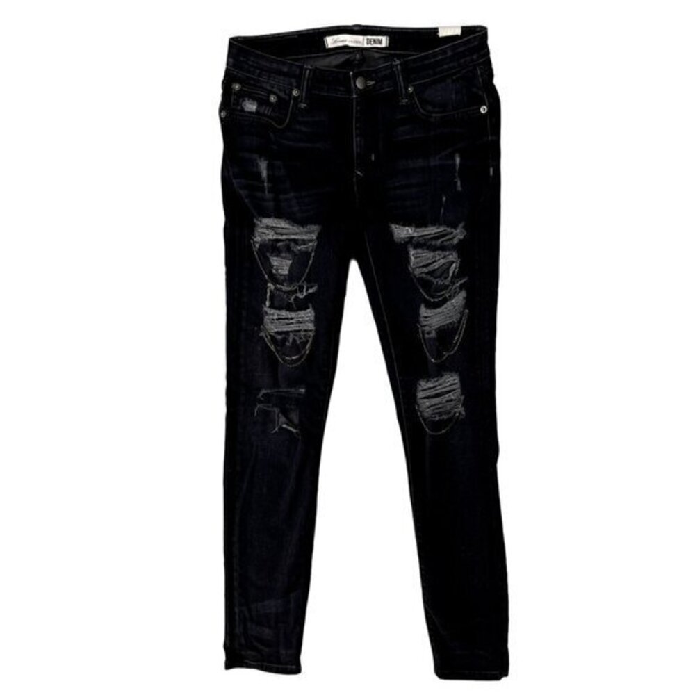 Lovers + Friends Womens Jeans Size 29 Stretch Dark Wash Denim Chains‎ Skinny